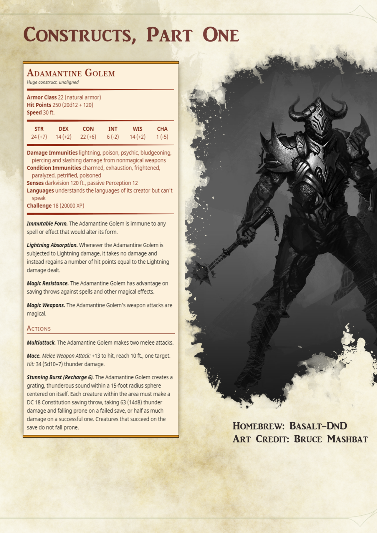 5e Monsters Immune To Physical Dmg
